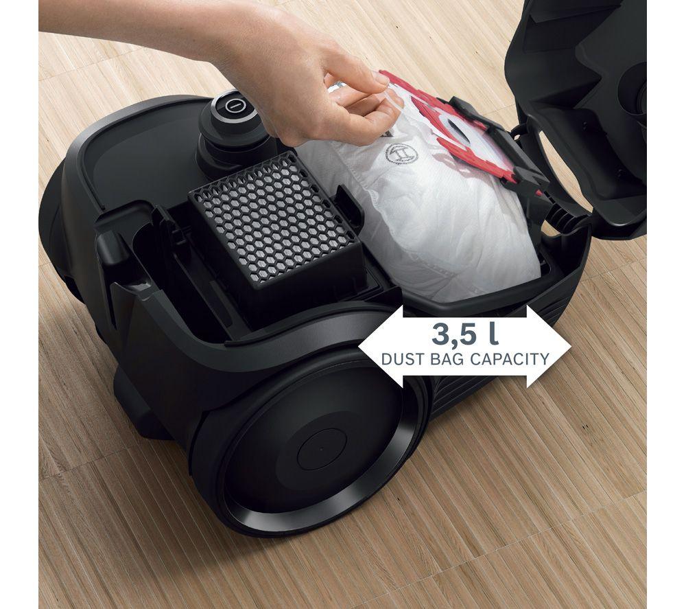 Aspiradora de cilindro con bolsa BOSCH Serie 2 ProEco BGBS2BA1GB - Negra