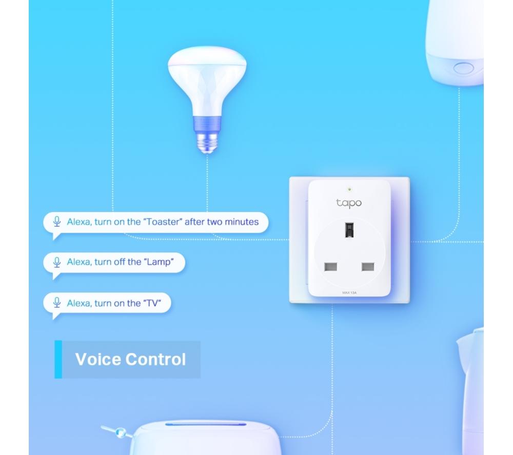 TP-LINK Tapo P100 Mini Smart WiFi Socket - Pack of 4