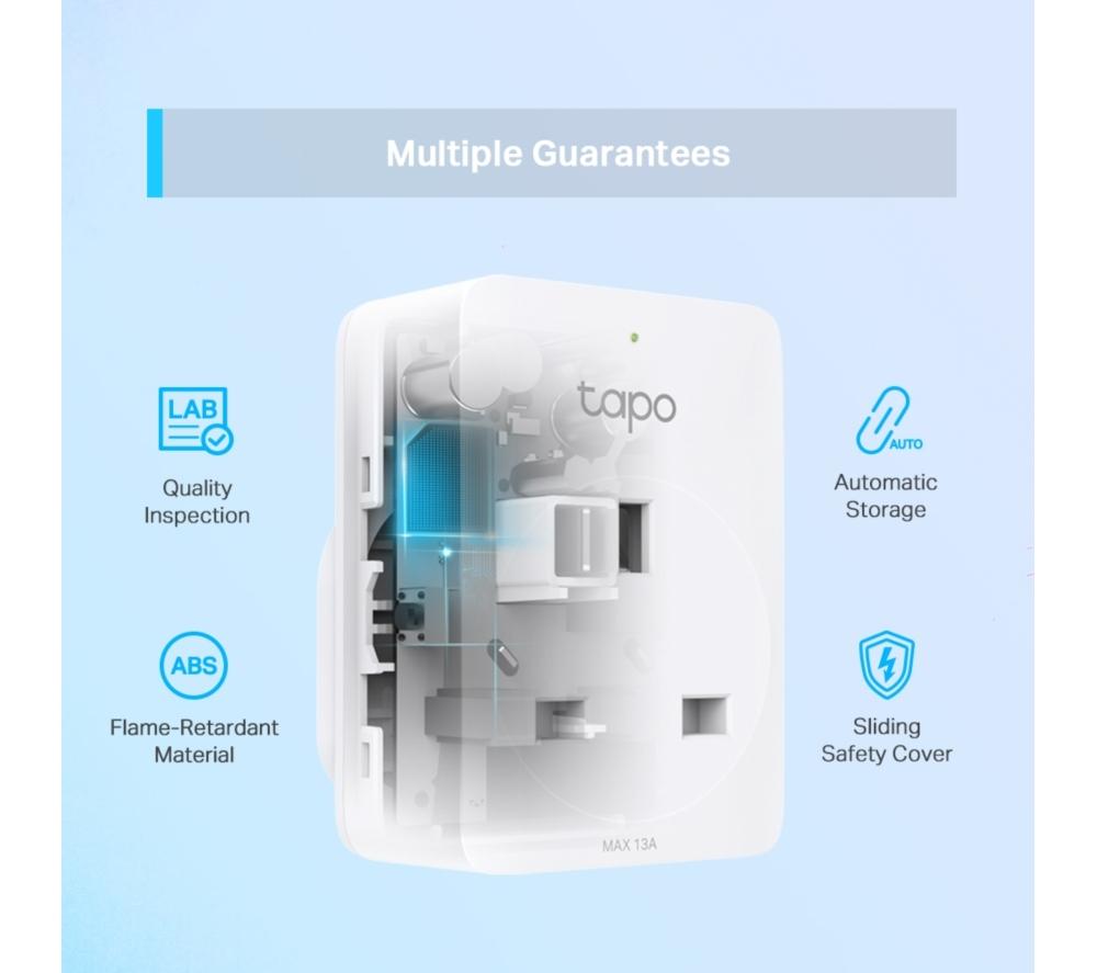 TP-LINK Tapo P100 Mini Smart WiFi Socket - Pack of 4