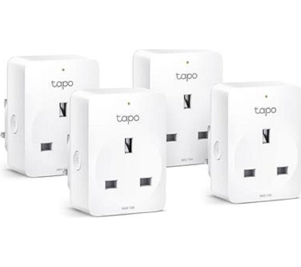 TP-LINK Tapo P100 Mini Smart WiFi Socket - Pack of 4