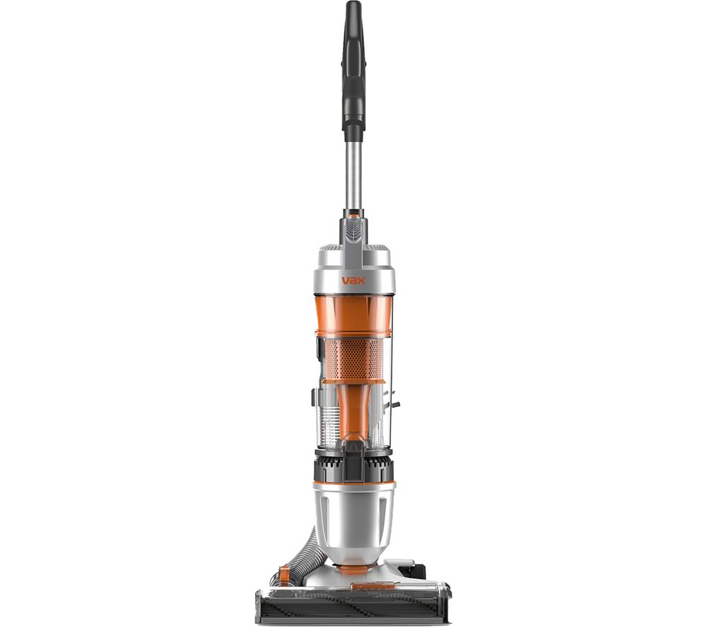 VAX Air Stretch Upright Bagless Vacuum Cleaner – Silver & Orange