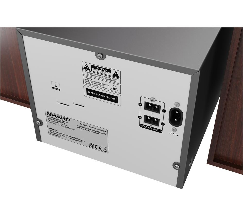 Minicadena Bluetooth SHARP XL-B517DBR - Marrón