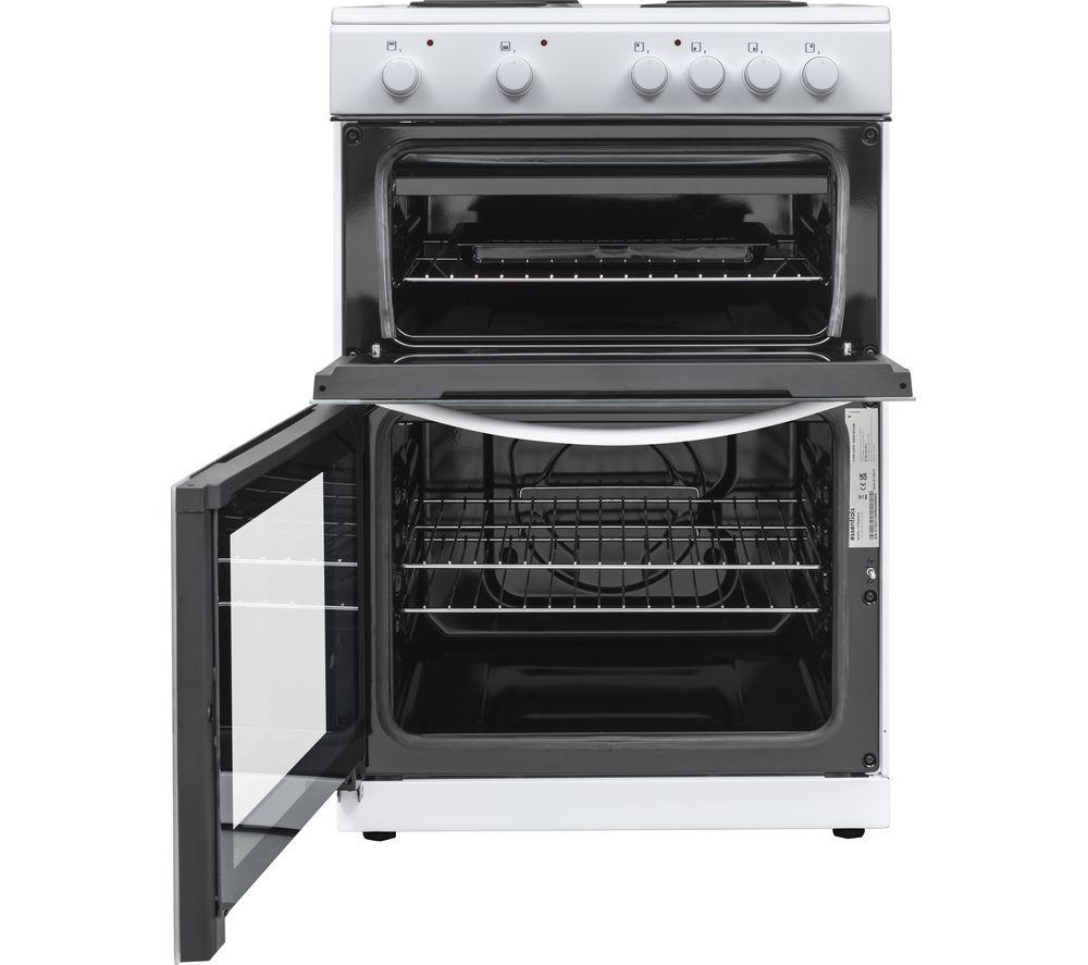 ESSENTIALS CFTE60W22 Cocina eléctrica de placa sólida de 60 cm - Blanca