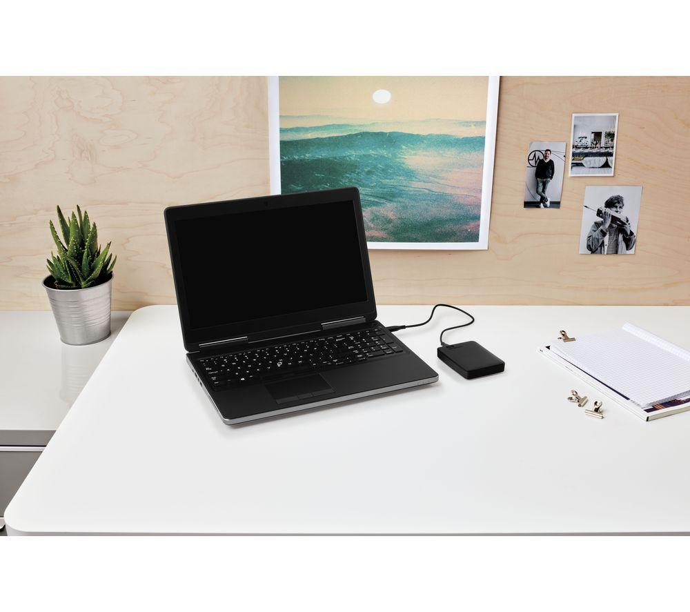 WD Elements SE Portable Hard Drive - 2 TB, Black