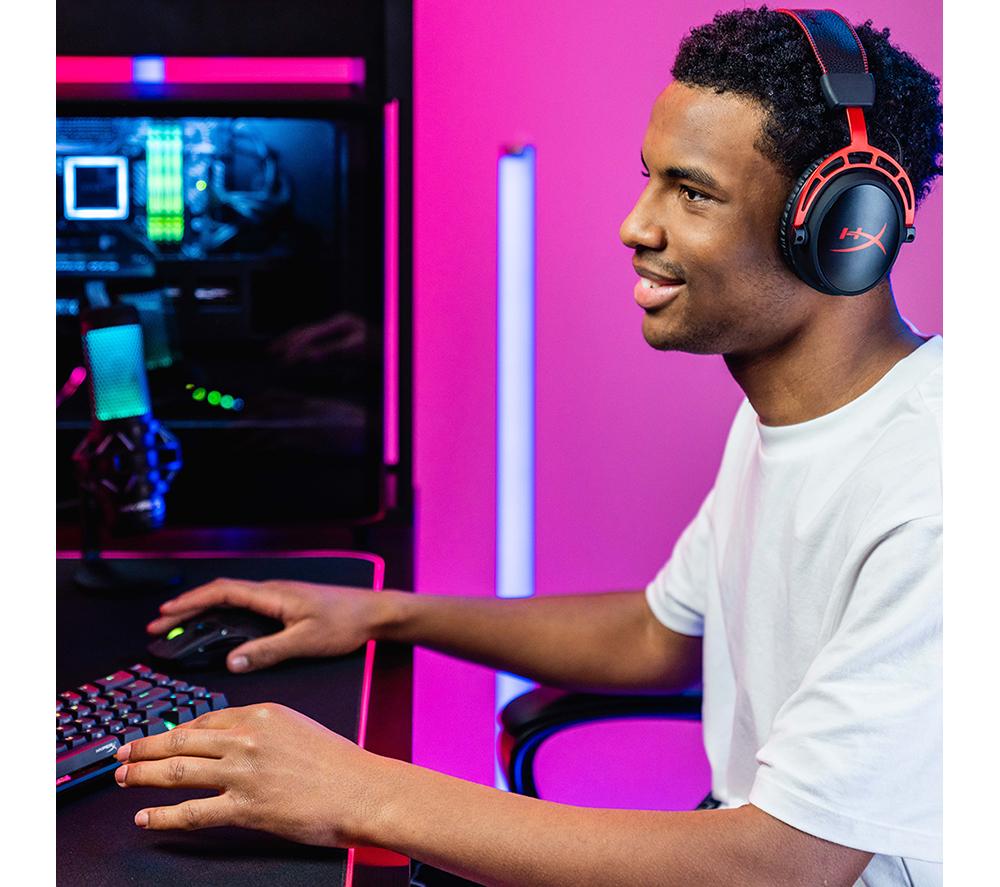 HYPERX Cloud Alpha Wireless Gaming Headset Schwarz & Rot