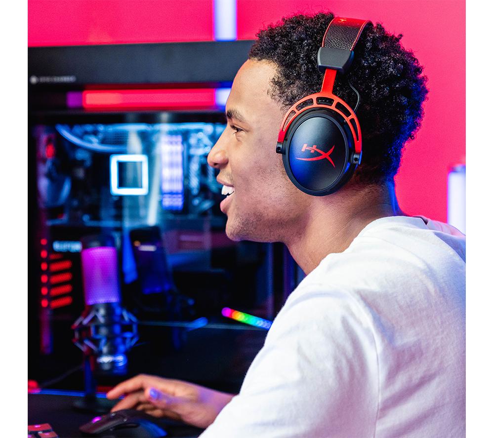 HYPERX Cloud Alpha Wireless Gaming Headset Schwarz & Rot