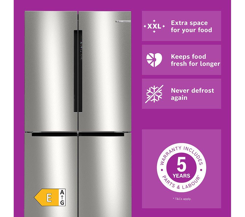 BOSCH Series 4 KFN96VPEAG Fridge Freezer - Inox