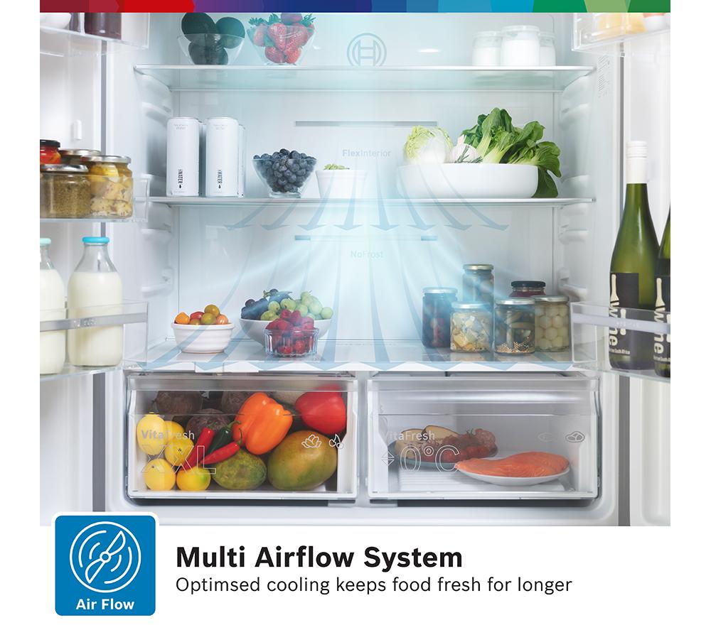 BOSCH Series 4 KFN96VPEAG Fridge Freezer - Inox