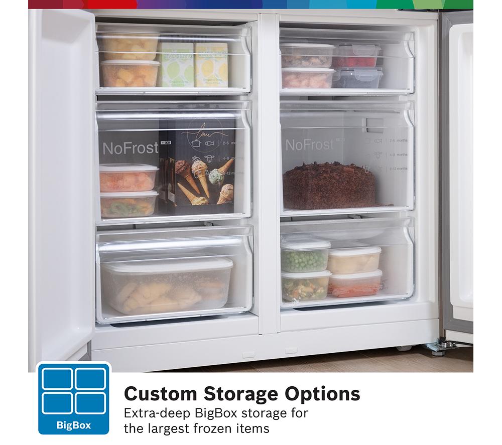 BOSCH Series 4 KFN96VPEAG Fridge Freezer - Inox