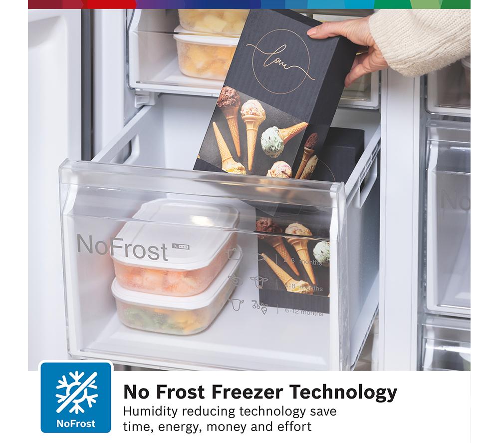 BOSCH Series 4 KFN96VPEAG Fridge Freezer - Inox