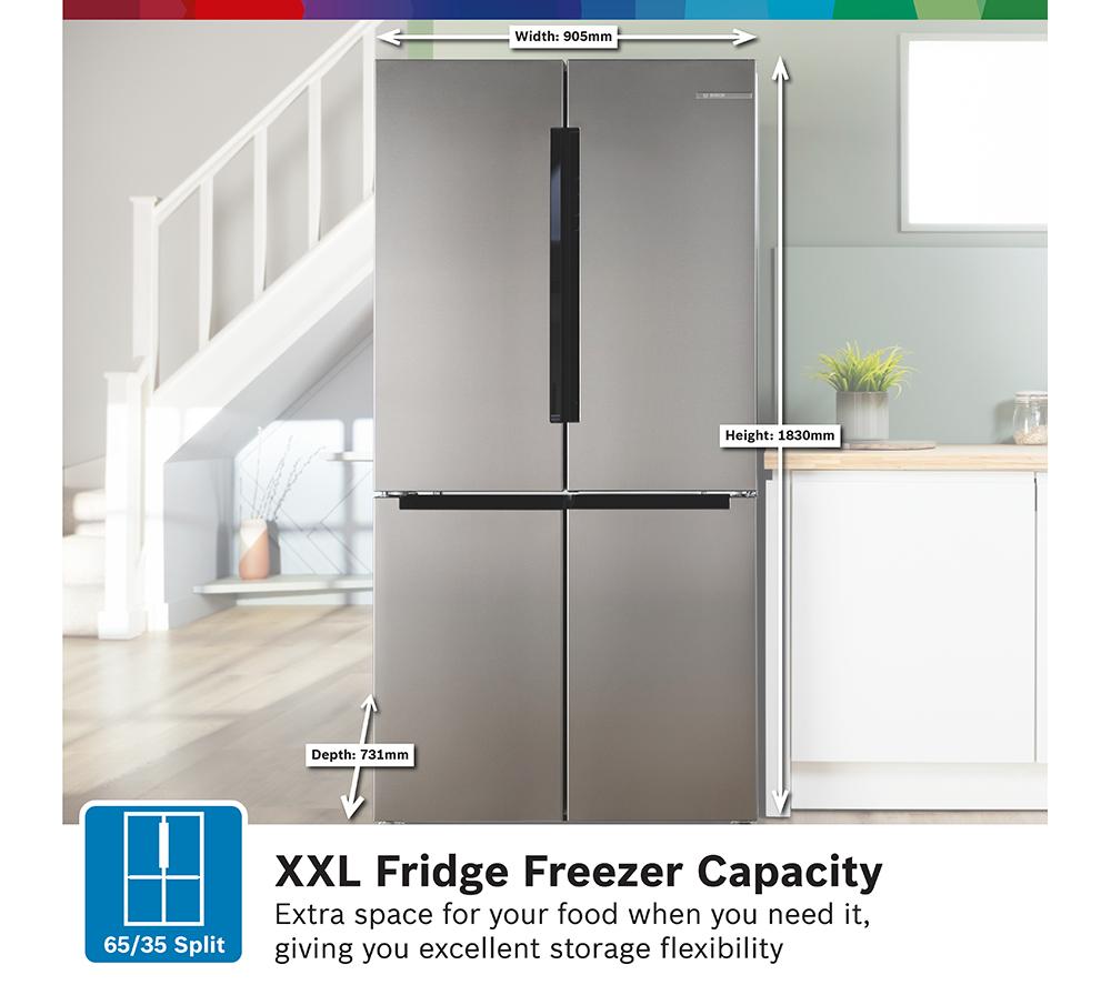 BOSCH Series 4 KFN96VPEAG Fridge Freezer - Inox