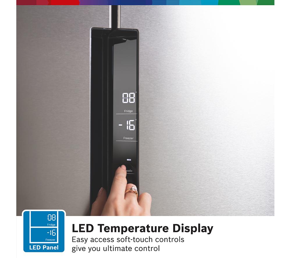 BOSCH Series 4 KFN96VPEAG Fridge Freezer - Inox