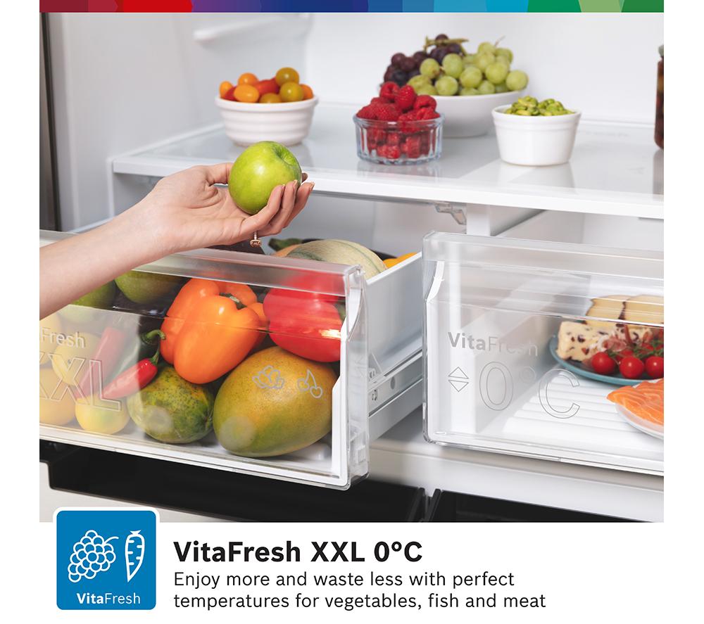 BOSCH Series 4 KFN96VPEAG Fridge Freezer - Inox