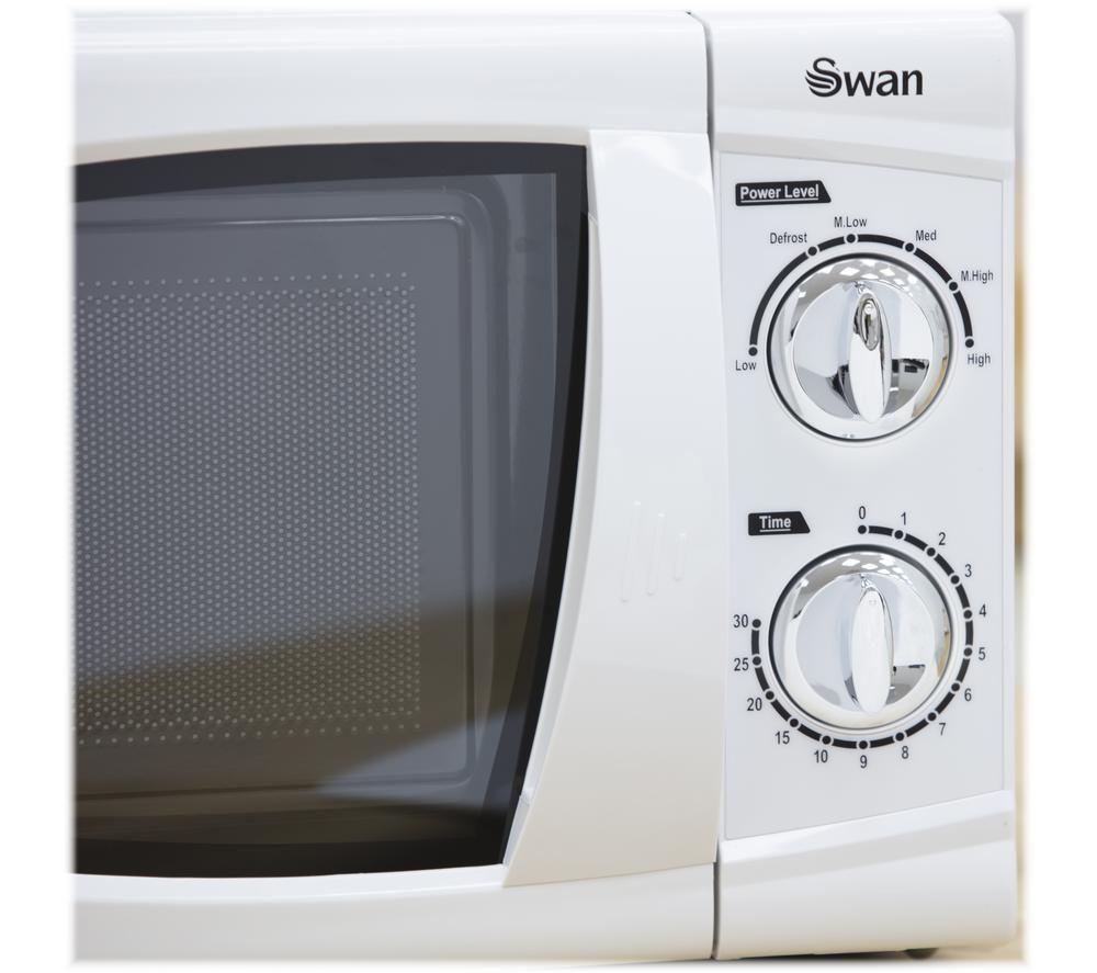SWAN SM3090LN Solo Microwave - White