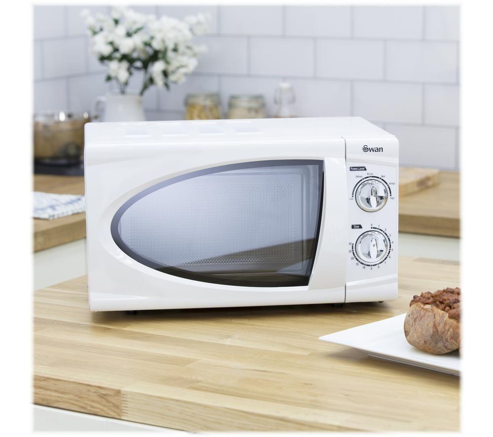 SWAN SM3090LN Solo Microwave - White