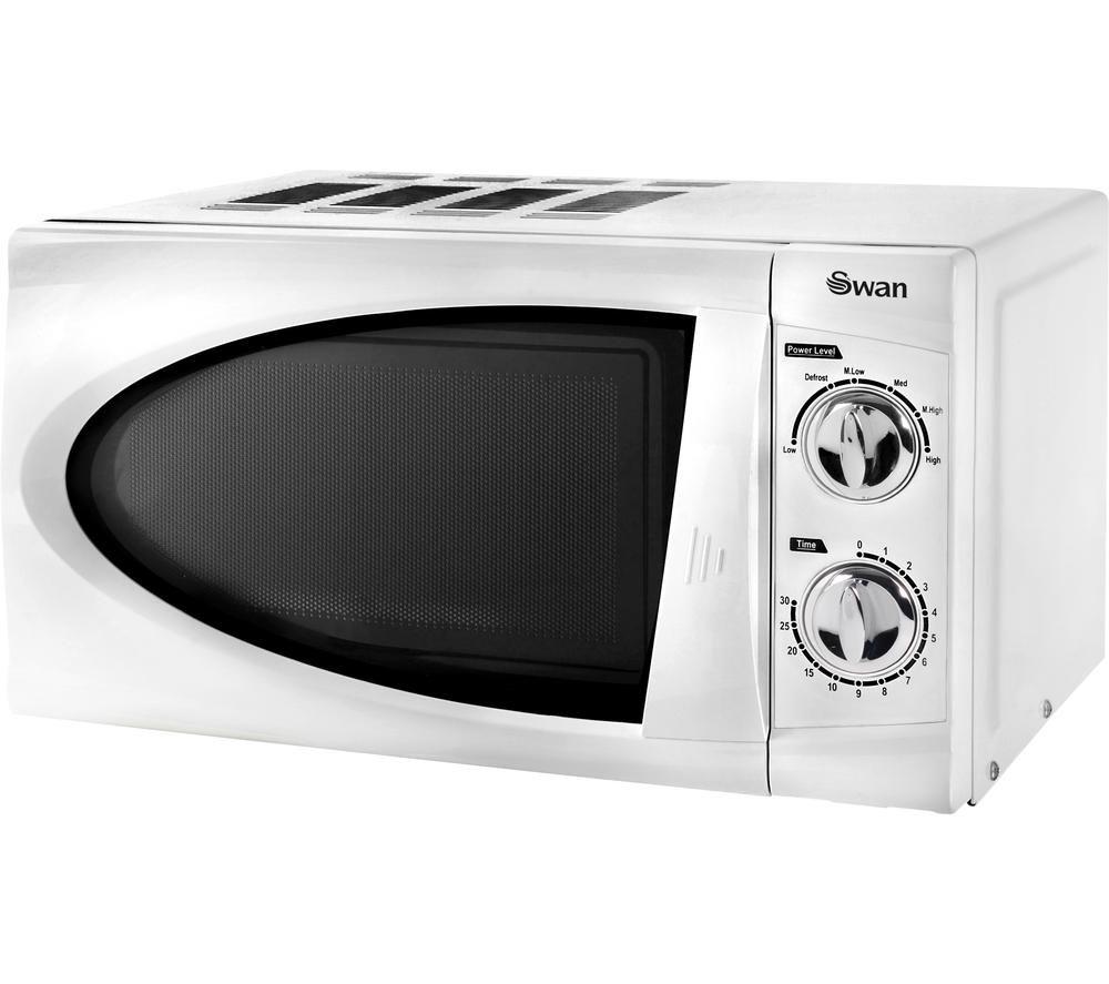 SWAN SM3090LN Solo Microwave - White