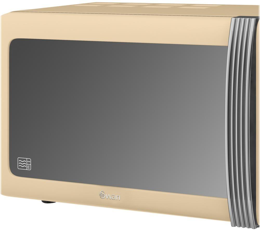 SWAN Retro SM22030CN Solo Microwave - Cream