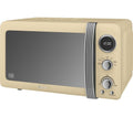 SWAN Retro SM22030CN Solo Microwave - Cream