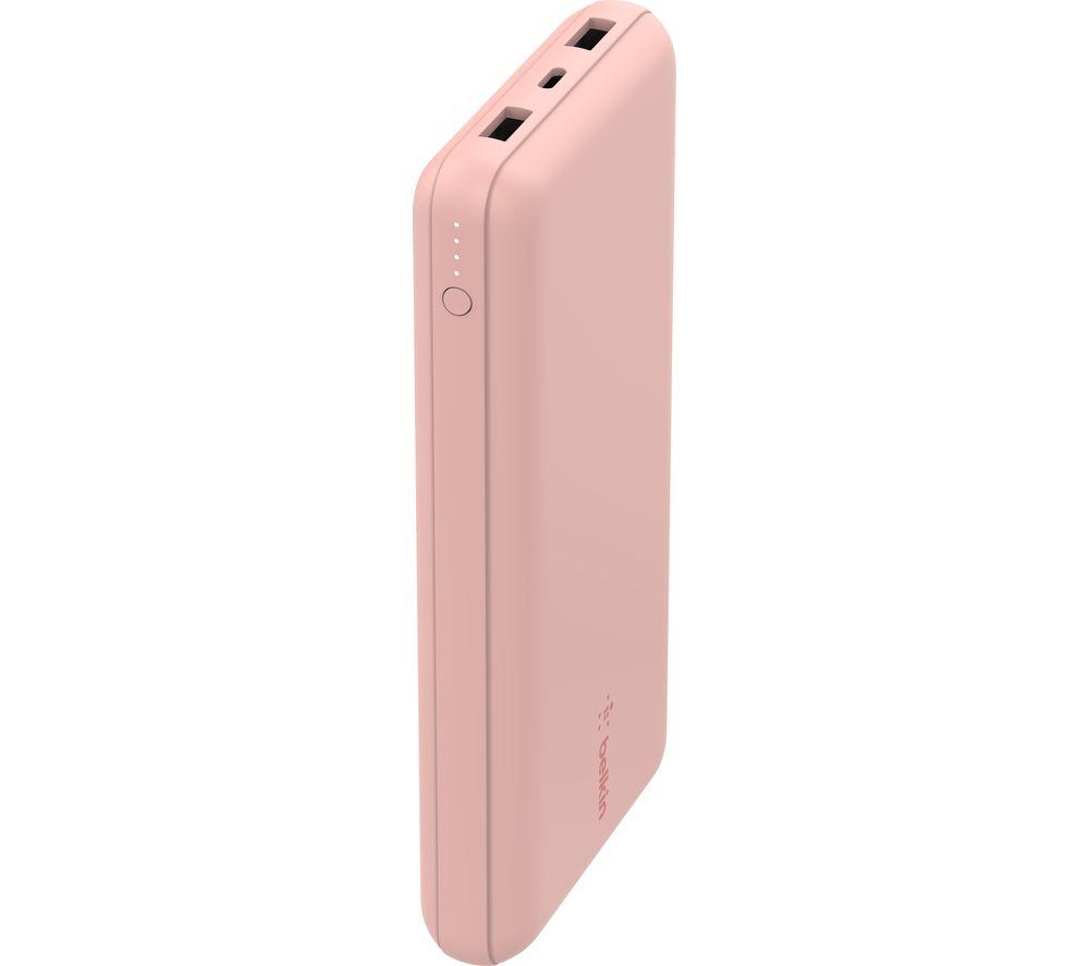 BELKIN 20000 mAh Portable Power Bank - Rose Gold