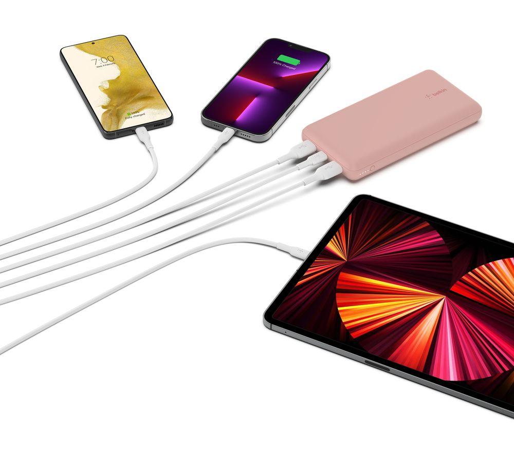 BELKIN 20000 mAh Portable Power Bank - Rose Gold