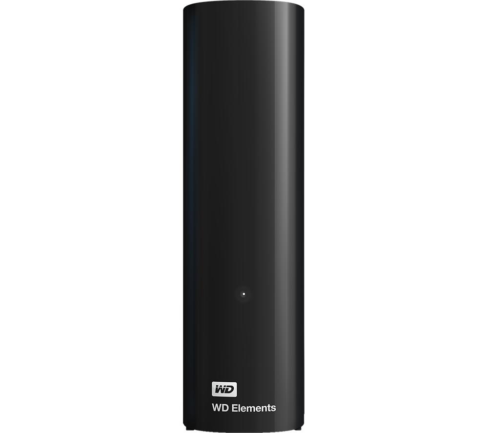 WD Elements External Hard Drive - 12 TB, Black