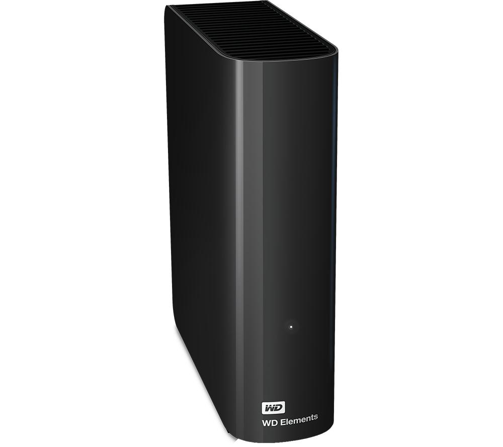 WD Elements External Hard Drive - 12 TB, Black