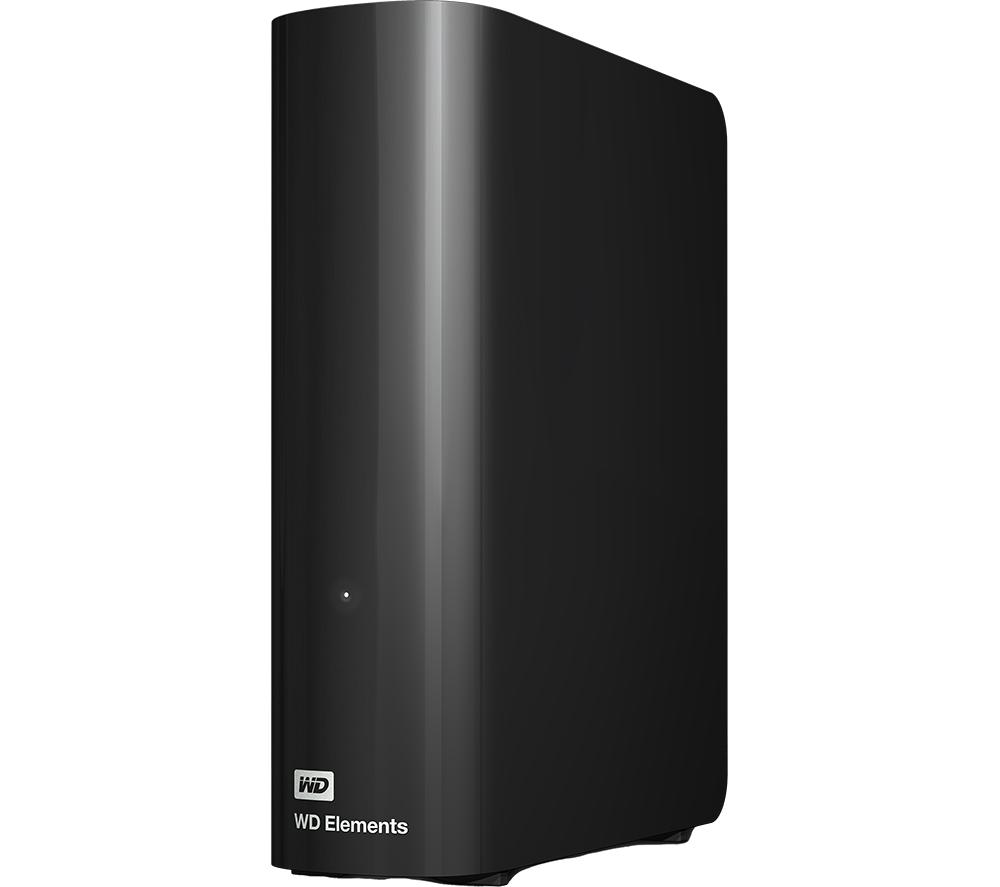 WD Elements External Hard Drive - 12 TB, Black
