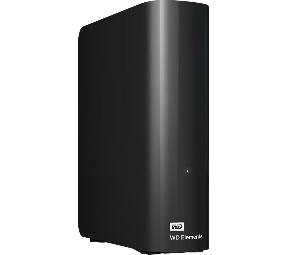 WD Elements External Hard Drive - 10 TB, Black