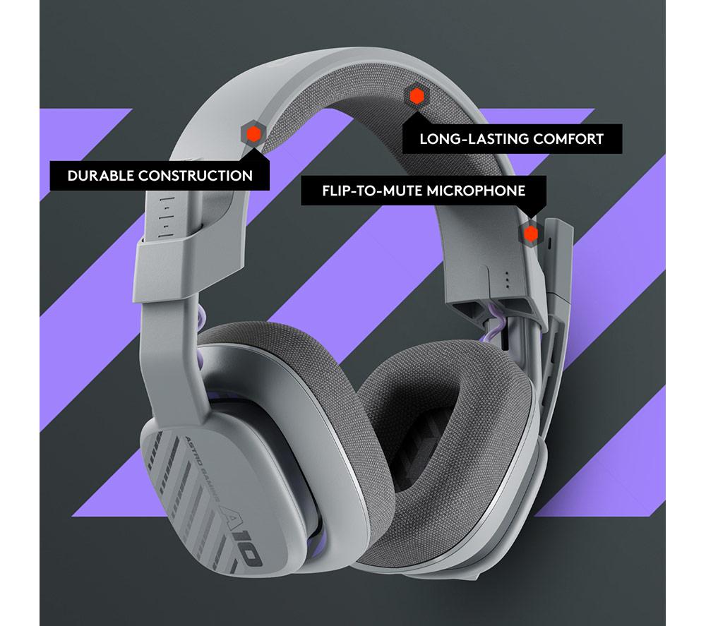 ASTRO A10 Gen 2 Gaming-Headset für PC - Grau