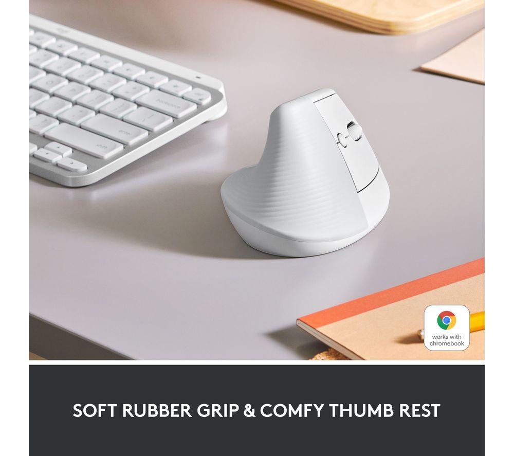 Ratón óptico ergonómico vertical LOGITECH Lift - Blanco