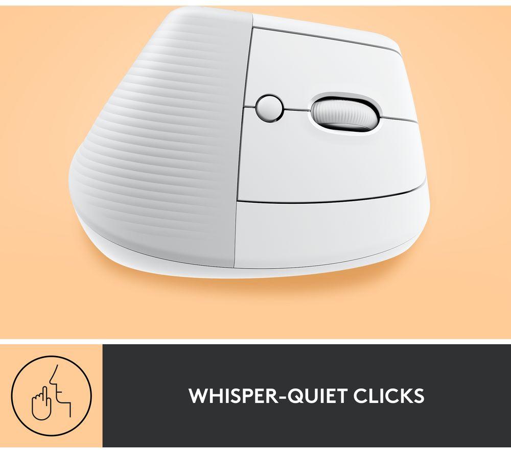 Ratón óptico ergonómico vertical LOGITECH Lift - Blanco