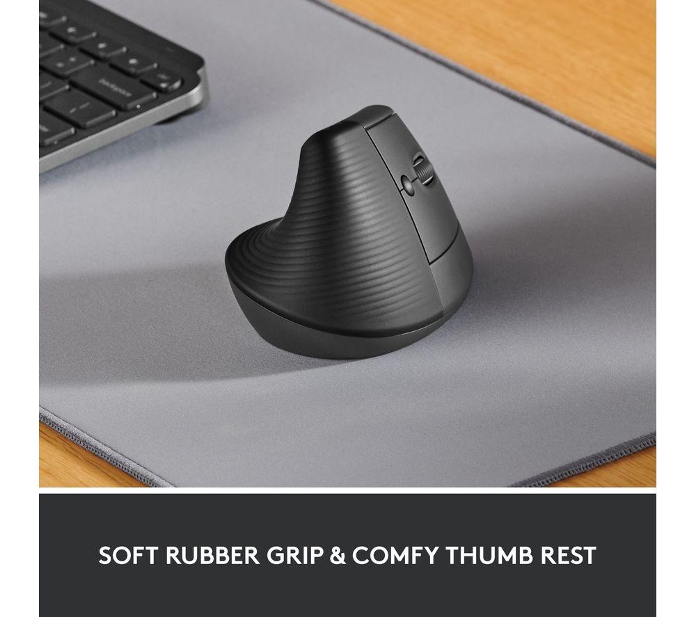 Ratón óptico ergonómico vertical Logitech Lift - Grafito