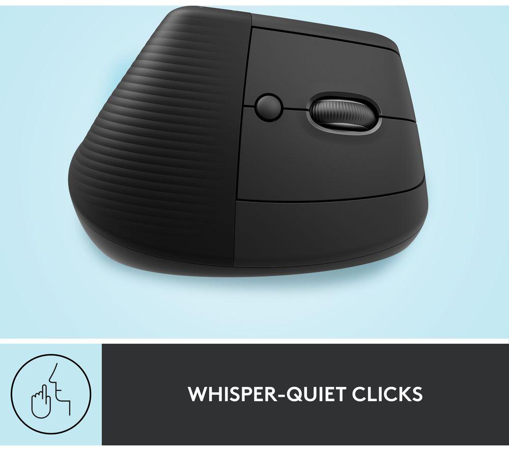 Ratón óptico ergonómico vertical Logitech Lift - Grafito