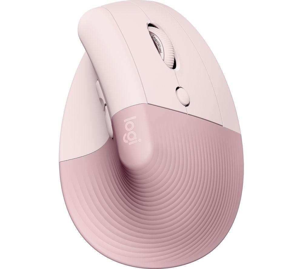 LOGITECH Lift Vertical Ergonomic Optical Mouse - Rose
