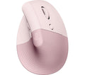 LOGITECH Lift Vertical Ergonomic Optical Mouse - Rose
