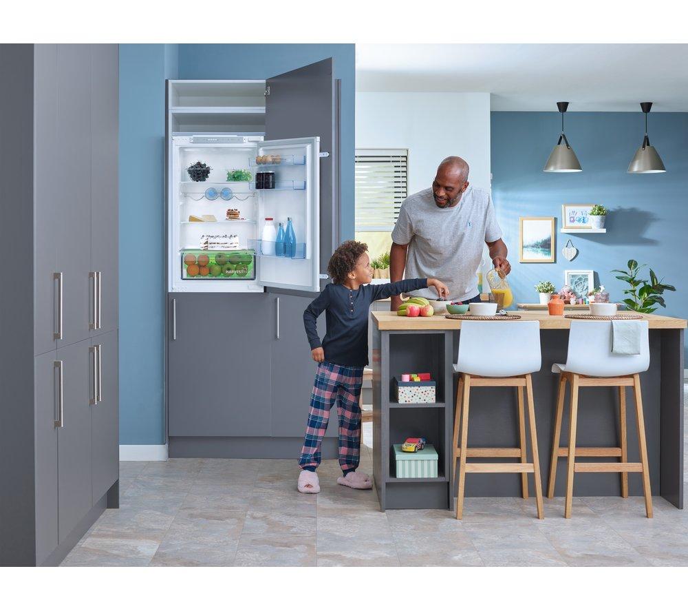 BEKO Pro HarvestFresh BCFD4V50 Integrated 50/50 Fridge Freezer - Sliding Hinge