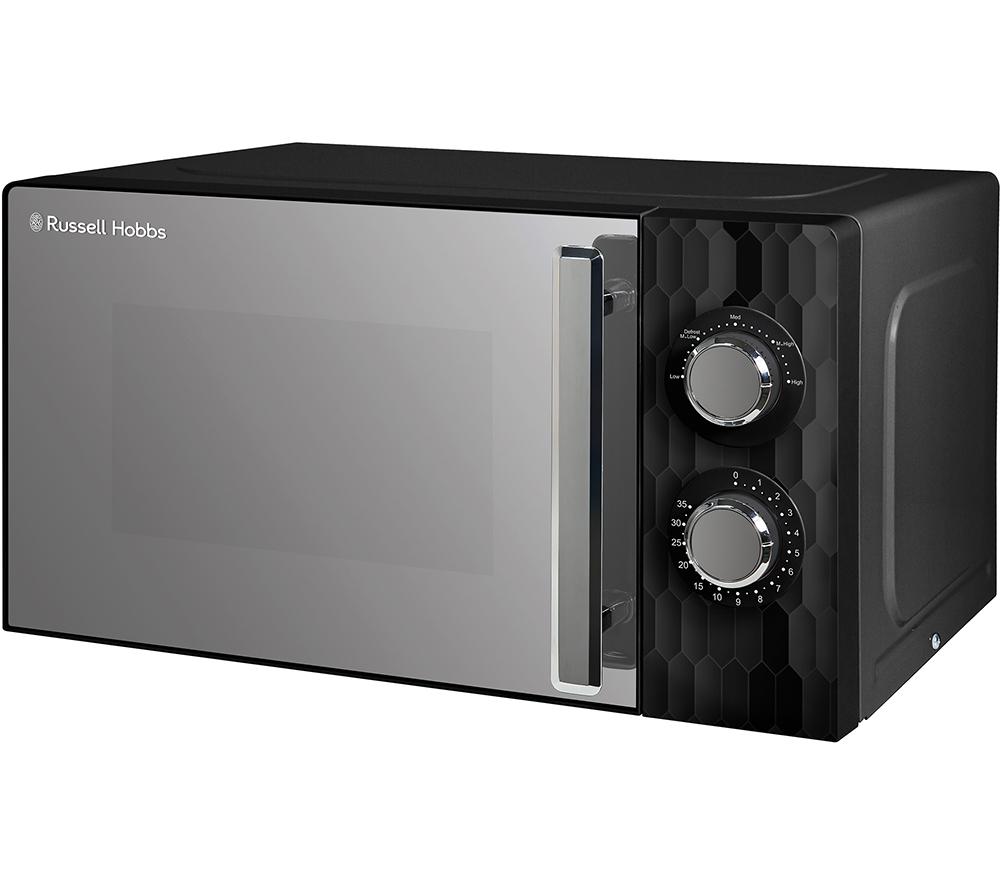 RUSSELL HOBBS Honeycomb RHMM715B Compact Solo Microwave - Black