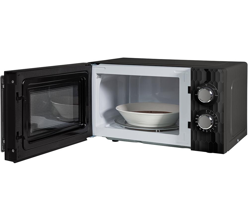 RUSSELL HOBBS Honeycomb RHMM715B Compact Solo Microwave - Black