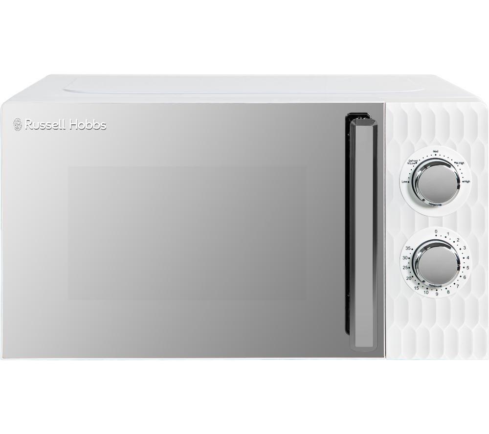 RUSSELL HOBBS Honeycomb RHMM715 Solo Microwave - White