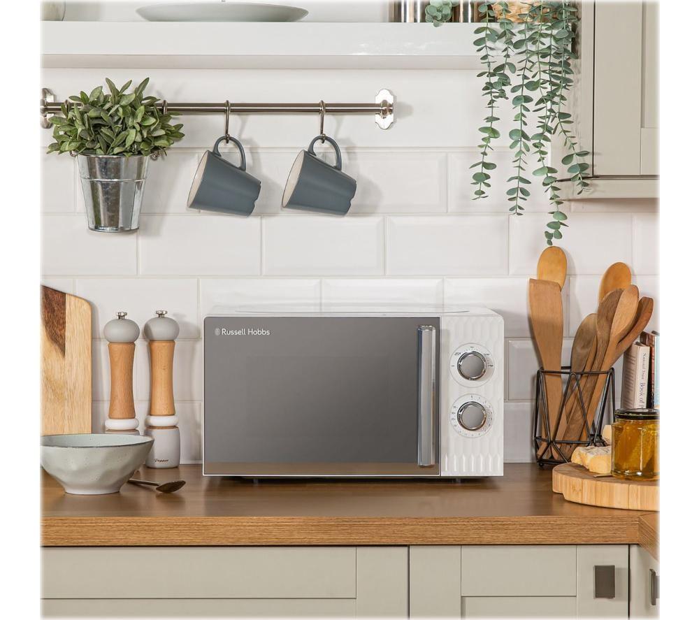 Microondas individual RUSSELL HOBBS Honeycomb RHMM715 - Blanco