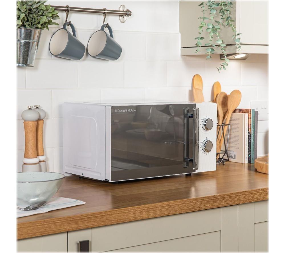 Microondas individual RUSSELL HOBBS Honeycomb RHMM715 - Blanco