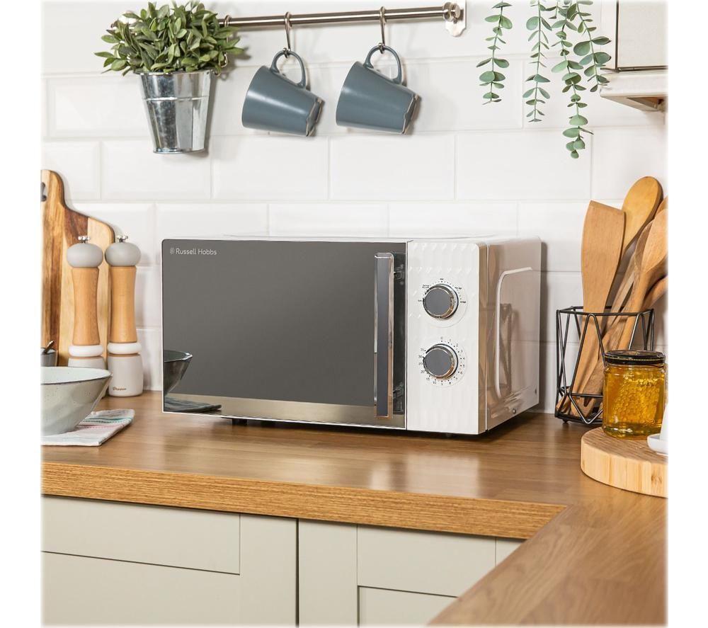 Microondas individual RUSSELL HOBBS Honeycomb RHMM715 - Blanco