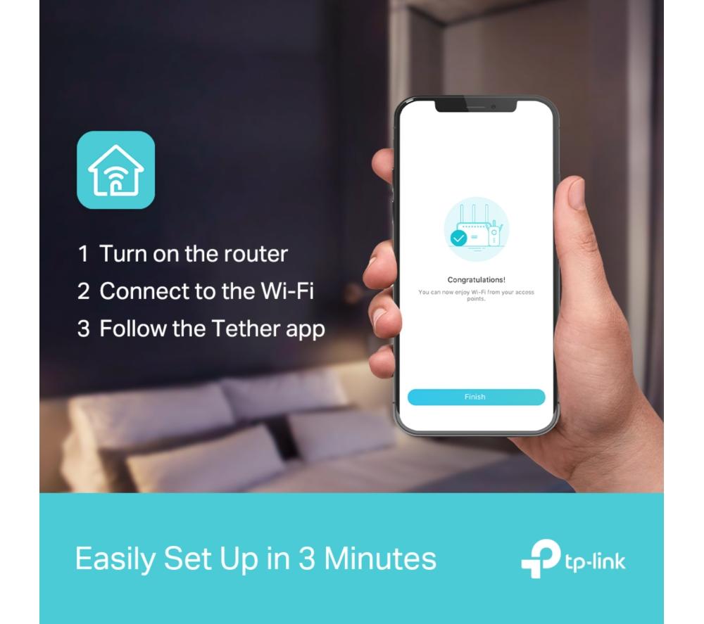 TP-LINK Archer AX73 WiFi Cable & Fibre Router - AX 5400, Dual-band