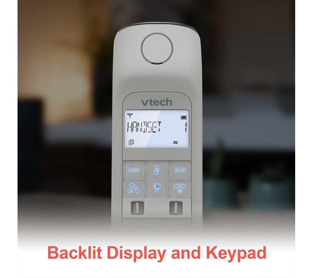 VTECH Designer LS1350 Cordless Phone - Black & White