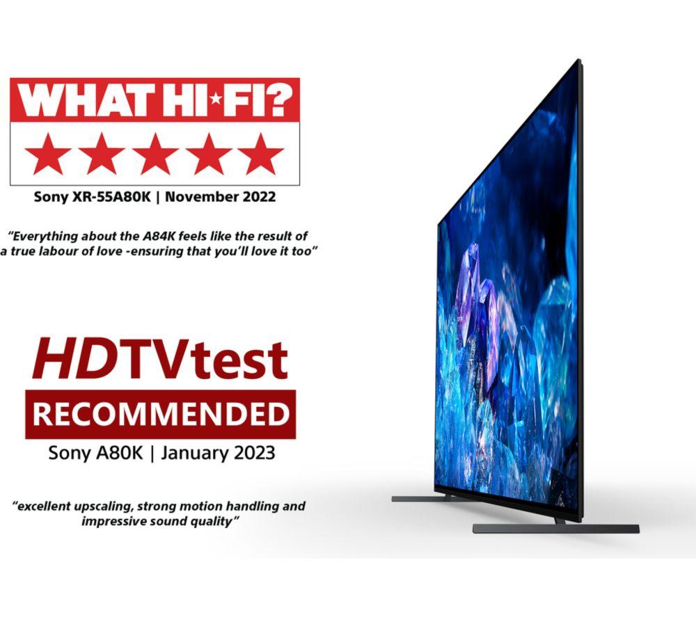 SONY BRAVIA XR A80K 65 inch OLED 4K HDR Google TV - XR65A80KU