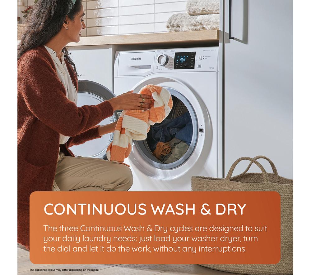 HOTPOINT NDB 8635 W UK 8 kg Washer Dryer - White