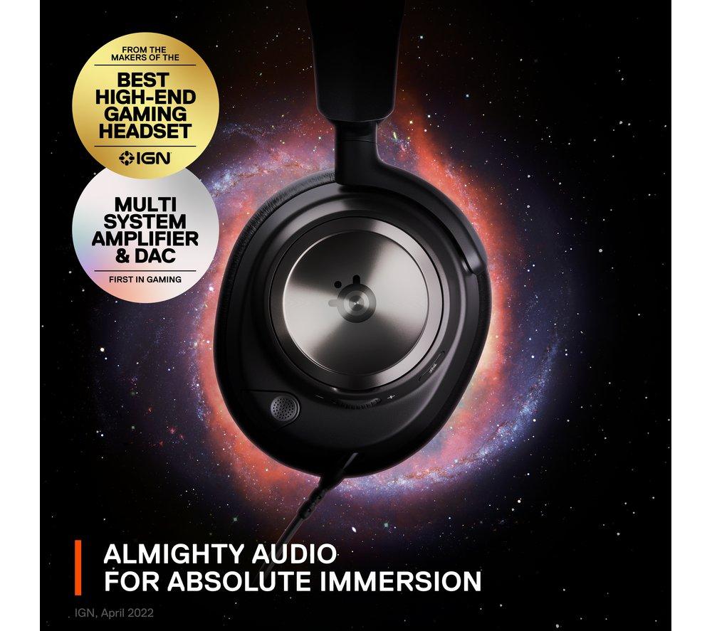STEELSERIES Arctis Nova Pro Gaming-Headset mit GameDAC – Schwarz