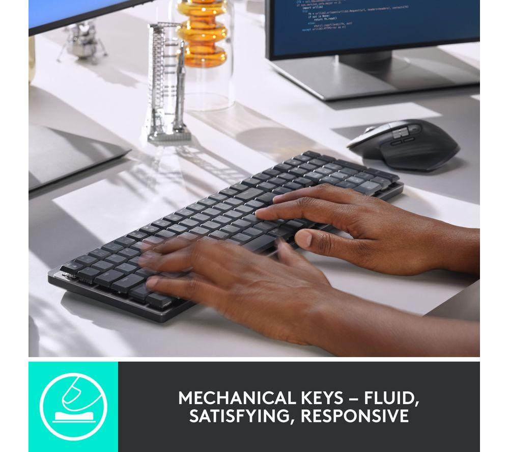Teclado mecánico inalámbrico LOGITECH MX - Grafito