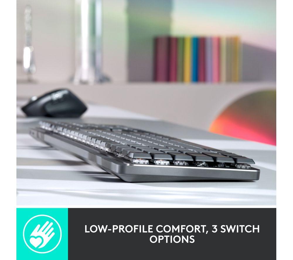 Teclado mecánico inalámbrico LOGITECH MX - Grafito
