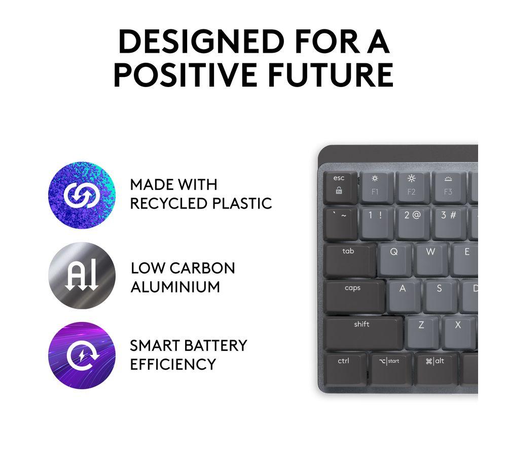 Teclado mecánico inalámbrico LOGITECH MX - Grafito